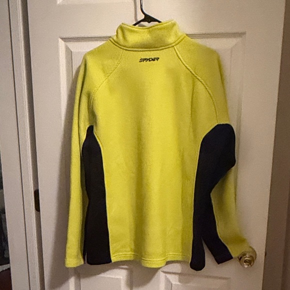 Spyder Yellow and Black Quarter-Zip Pullover - Picture 4 of 8